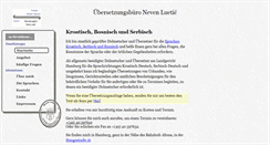 Desktop Screenshot of kroatisch.biz