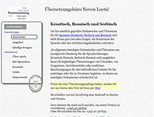 Tablet Screenshot of kroatisch.biz